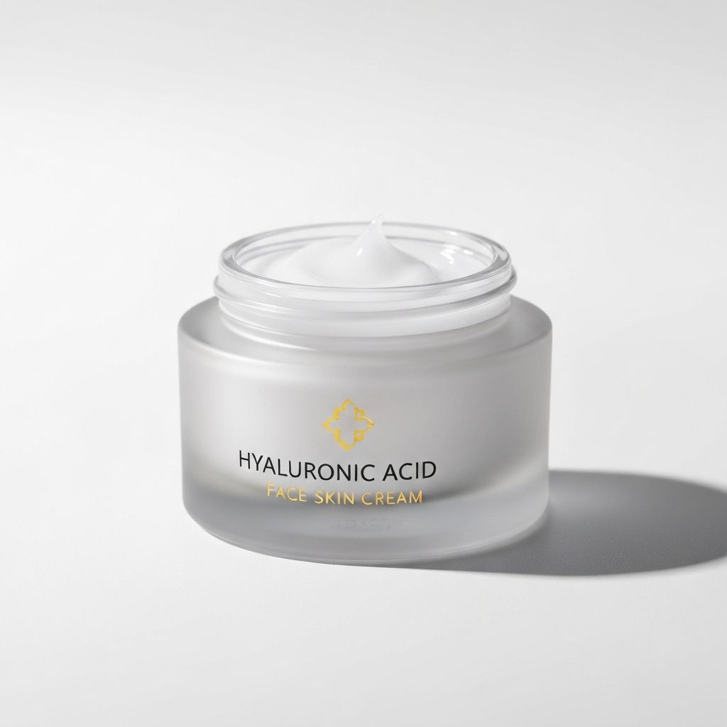 Hyaluronic acid face cream